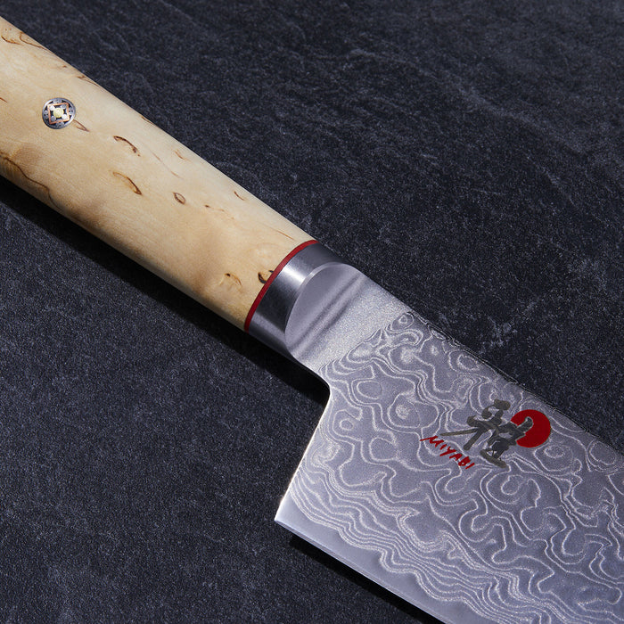 MIYABI Birchwood SG2 7" Fine Edge Rocking Santoku
