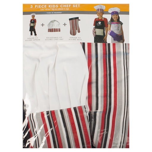 MU Kitchen Apron & Kids Chef Set: Apron, Mitt & Chef Hat