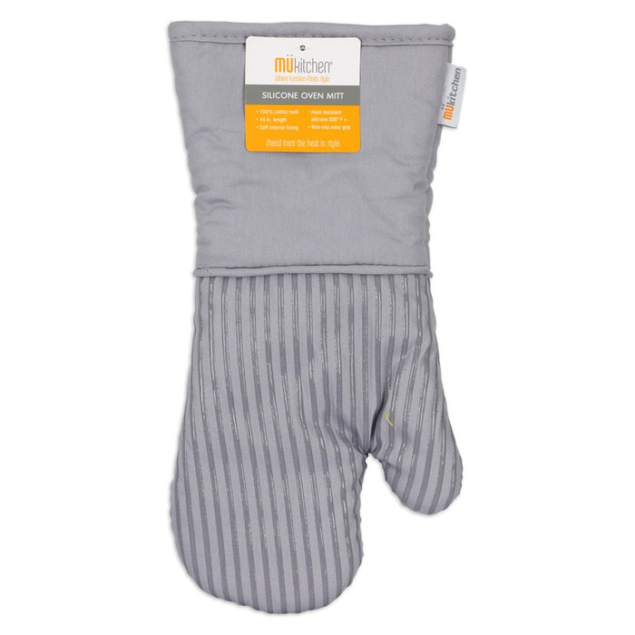 MU Kitchen Silicone Oven Mitt Steel
