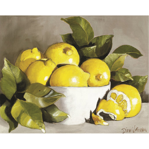 Magic Slice Flexible Cutting Board - Lemons in a White Bowl