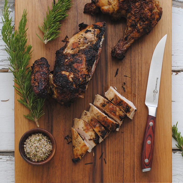 Messermeister Avanta Pakkawood 4 Piece Fine Edge Steak Knife Set