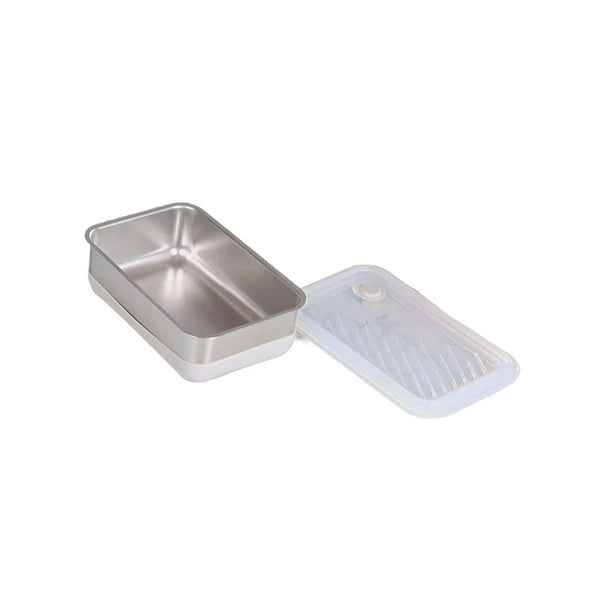 Microbox Microwavable Stainless Steel Container 3.5 Cup