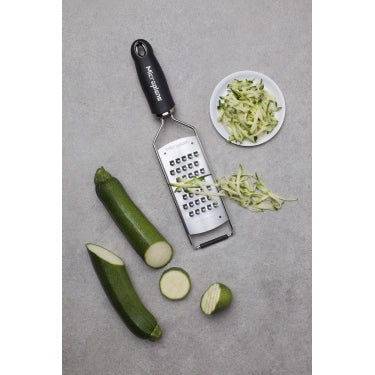 Microplane Gourmet Series Extra Coarse Grater with Black Handle