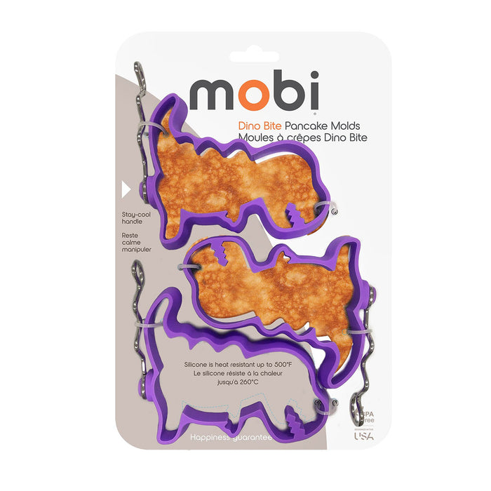 Mobi Dino Bite Silicone Pancake Molds