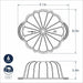 Nordic Ware 6 Cup Anniversary Bundt Pan