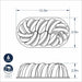 Nordic Ware 75th Anniversary Braided Loaf Pan