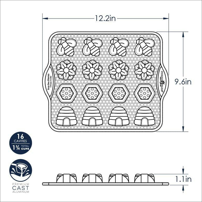 Nordic Ware Busy Bee Bitelet Pan