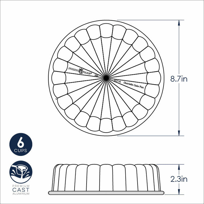 Nordic Ware Charlotte Cake Pan