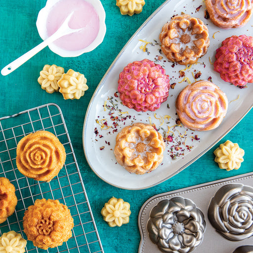 Nordic Ware Floral Cakelet Pan