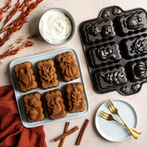 Nordic Ware Harvest Mini Loaf Pan