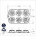 Nordic Ware Sunflower Cakelet Pan