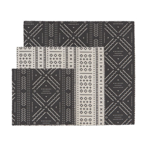 Now Designs Beeswax Wrap Set of 3 Onyx Design