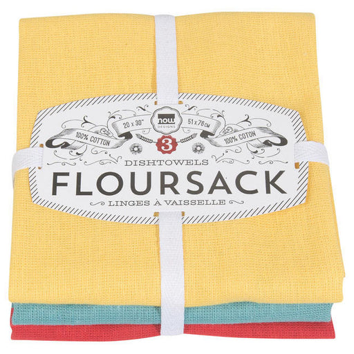 Now Designs Floursack Dishtowels Set of 3