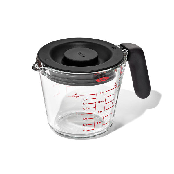 OXO Good Grips 2 Cup Glass Measuring Cup with Lid