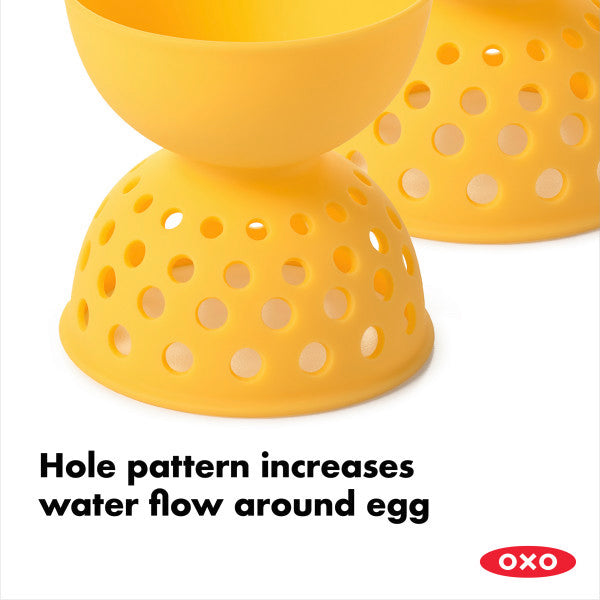 OXO Good Grips 2-Piece Silicone Egg Poacher Set