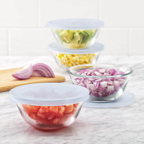 OXO Good Grips 8-Piece Glass Prep Bowl Set
