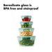 OXO Good Grips 8-Piece Smart Seal Glass Round Container Set