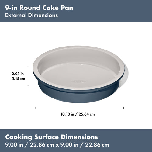 OXO Good Grips Non-Stick Pro Ceramic Coated Metal Bakeware 9” Round Cake Pan