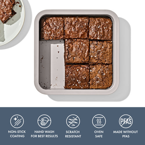 OXO Good Grips Non-Stick Pro Ceramic Coated Metal Bakeware 9” Square Cake Pan