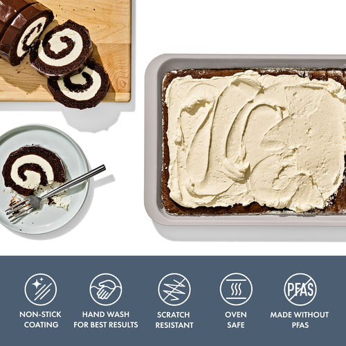 OXO Good Grips Non-Stick Pro Ceramic Coated Metal Bakeware Jelly Roll Pan