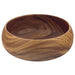 Pacific Merchants Acacia Wood Round Calabash Bowl, 14" x 5"