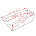 Peugeot Appolia Ceramic Loaf Pan in Red