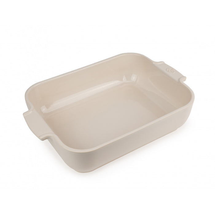 Peugeot Appolia Ceramic Rectangular Baker 10" in Ecru
