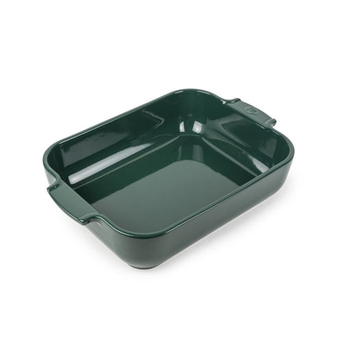 Peugeot Appolia Ceramic Rectangular Baker 10" in Forest Green
