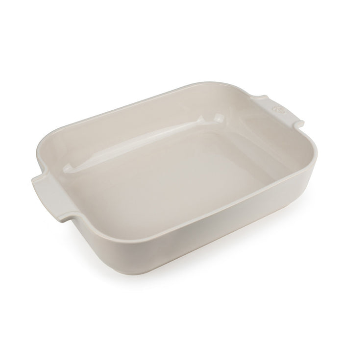Peugeot Appolia Ceramic Rectangular Baker 13"  in Ecru
