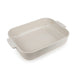 Peugeot Appolia Ceramic Rectangular Baker 13"  in Ecru