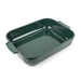 Peugeot Appolia Ceramic Rectangular Baker 13"  in Forest Green
