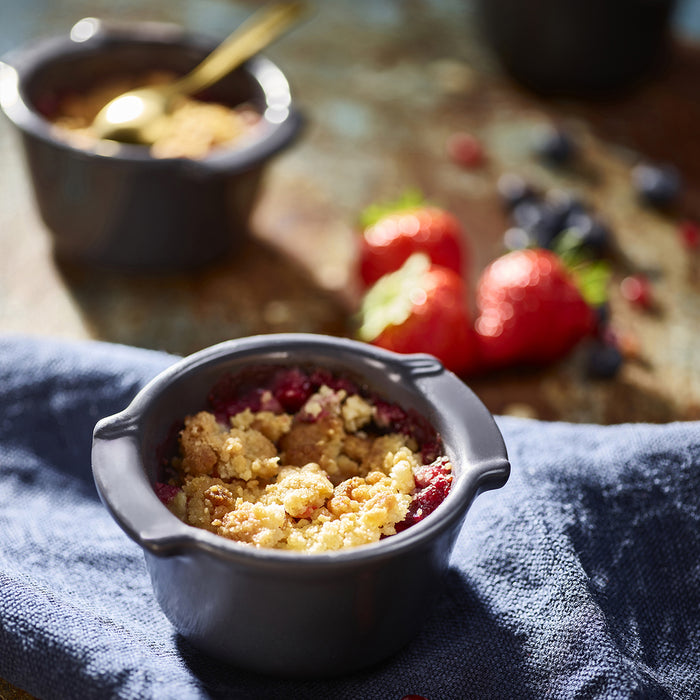 Peugeot Appolia Ceramic Set of 2 Ramekins in Slate