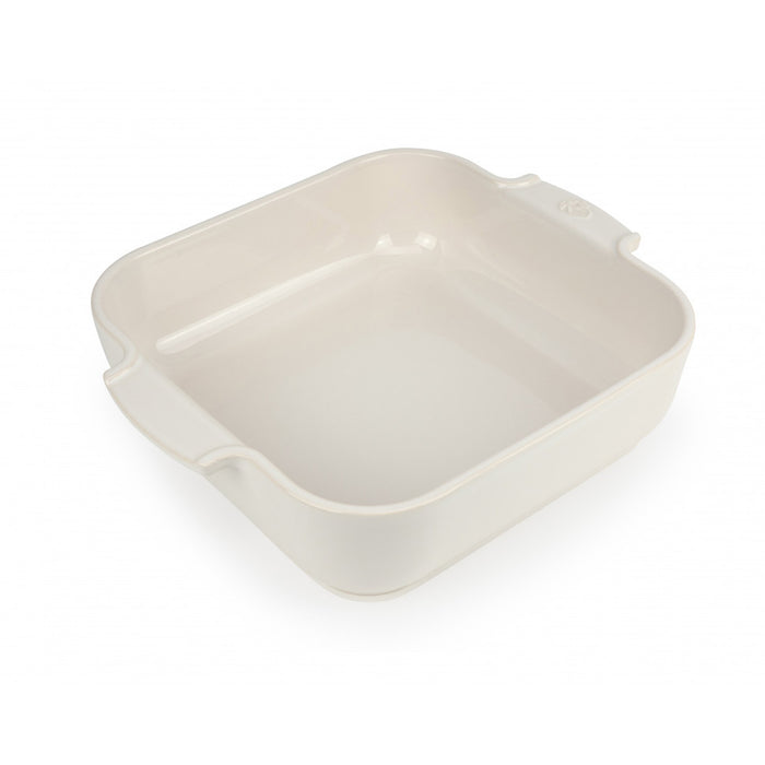 Peugeot Appolia Ceramic Square Baker 9" in Ecru