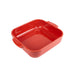 Peugeot Appolia Ceramic Square Baker 9" in Red