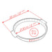 Peugeot Appolia Ceramic Tart Dish in Red