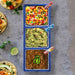 Prepara 3 Section Tray in Blue