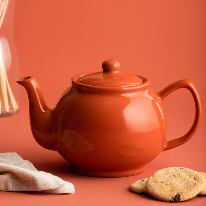 Price & Kensington Burnt Orange 6 Cup Teapot