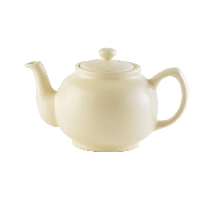 Price & Kensington Matte Cream 6 Cup Teapot