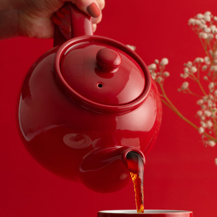 Price & Kensington Red 6 Cup Teapot
