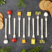 RSVP International 6" Bamboo Appetizer Forks - 50 Count