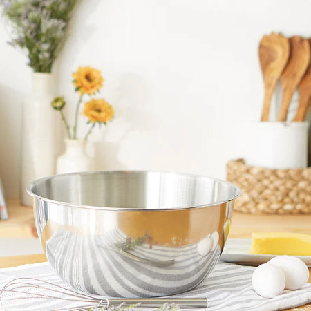 RSVP International 6 Quart Stainless Steel Mixing Bowl