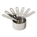 RSVP International 7 Piece Stainless Steel Measuring Cups Set