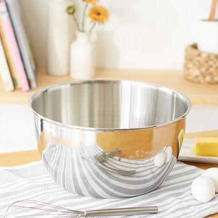 RSVP International 8 Quart Stainless Steel Mixing Bowl