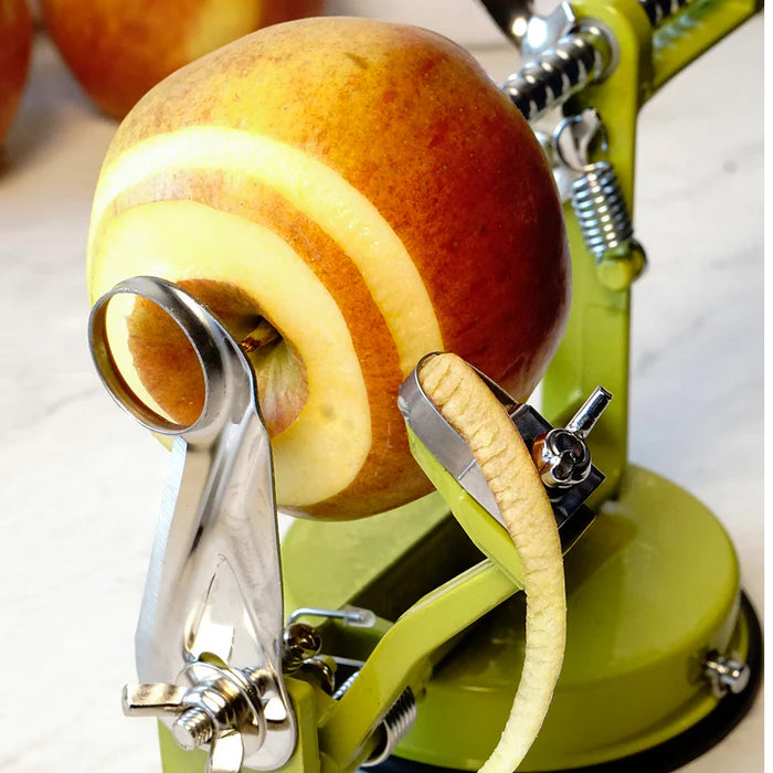 RSVP International Apple Slicer, Corer, and Peeler with Suction Base