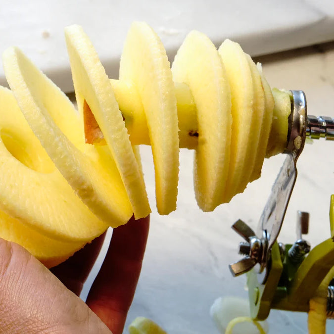 RSVP International Apple Slicer, Corer, and Peeler with Suction Base