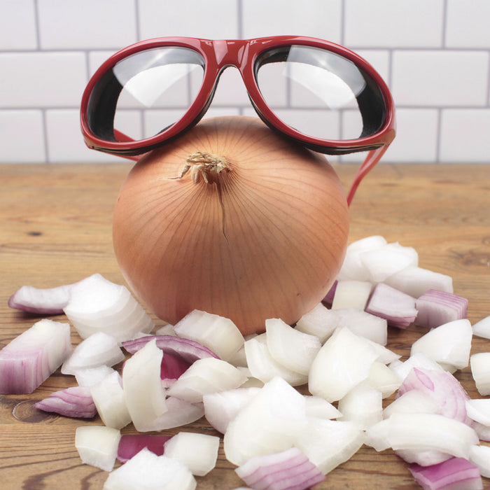 RSVP International Onion Goggles Red — Las Cosas Kitchen Shoppe