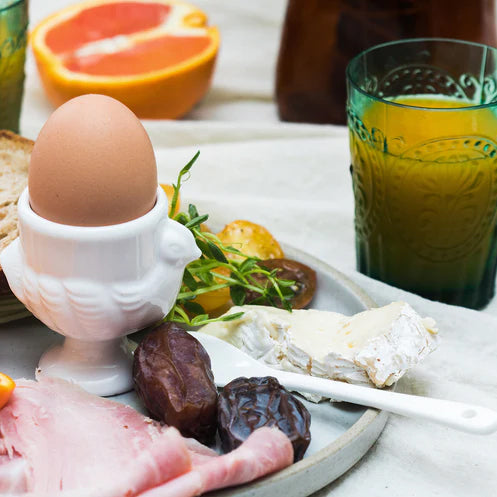 RSVP International Porcelain Egg Cups & Spoons Set
