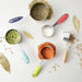 RSVP International Set Of 5  Measuring Cups with Color Handles