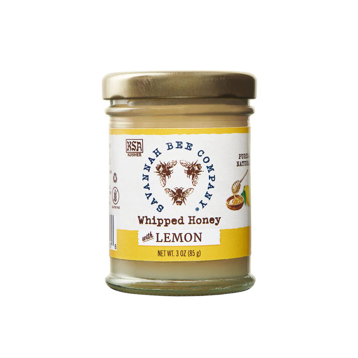 Savannah Bee Company Whipped Honey with Lemon 3 oz