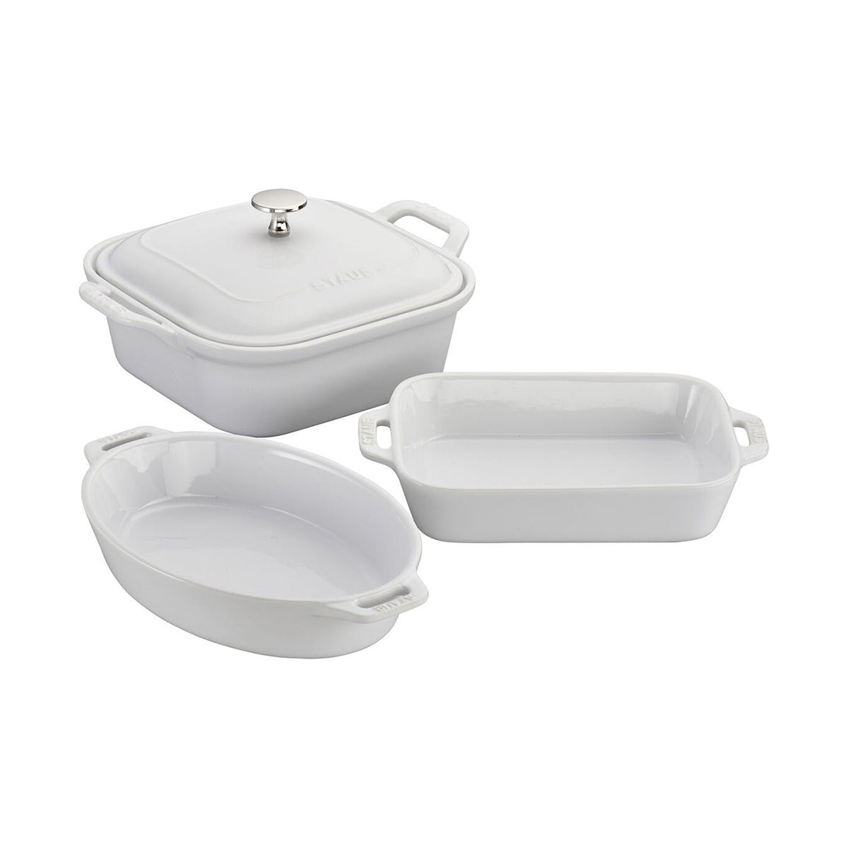 Good Cook® Stoneware Ceramic Retangle Baking Dish - White, 13 in x